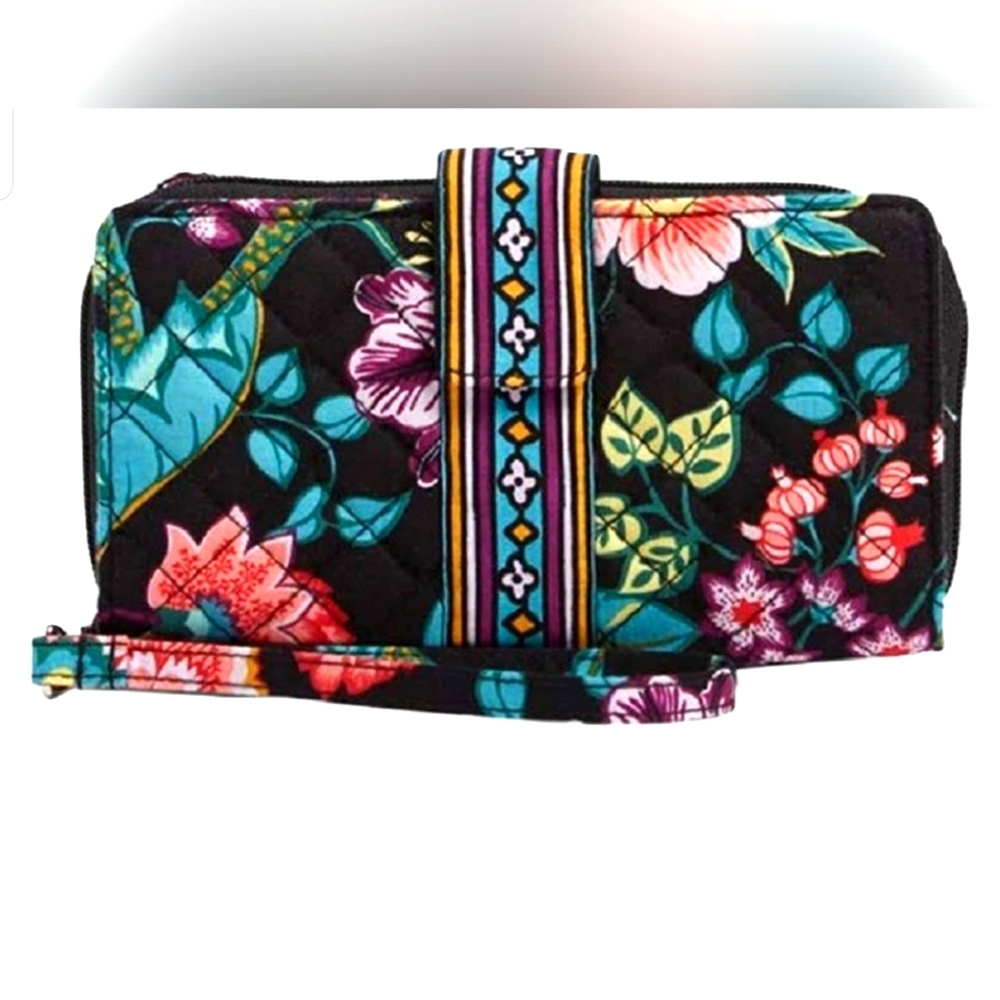 NWT Vera Bradley Iconic RFID Combo Wristlet Vines Floral
